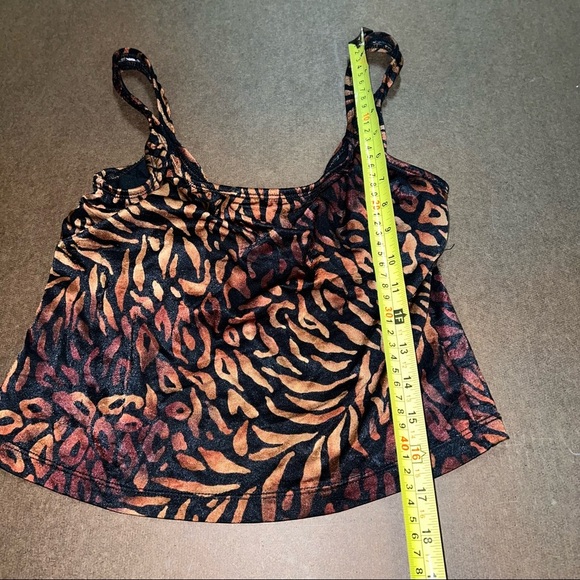 Vintage Robby Len Swim Leopard top - Picture 2 of 6